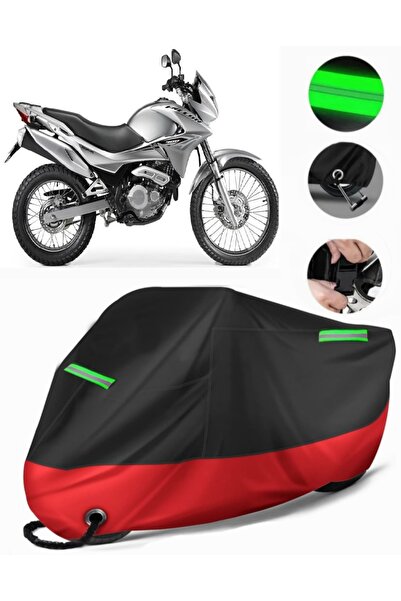 MotoEN Honda Nx 4 Falcon Compatible Premium Motorcycle Tarpaulin (Lock Compat...