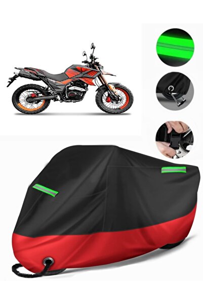 MotoEN Yuki Tekken 125 Compatible Premium Motorcycle Tarpaulin (Lock Compatib...