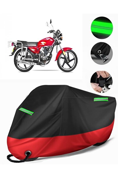 MotoEN Yuki Yk 100-2A Apollo Compatible Premium Motorcycle Tarpaulin (Lock Co...