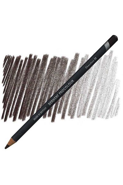 Derwent Procolour Dry Crayons 58 Chocolate