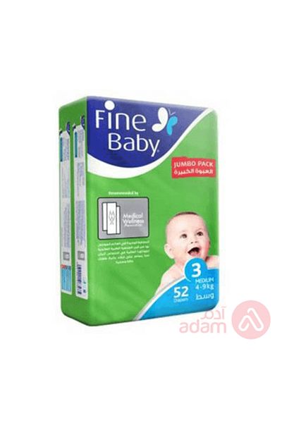FINE BABY NO 3 JUMBO MEDIUM 52PCS