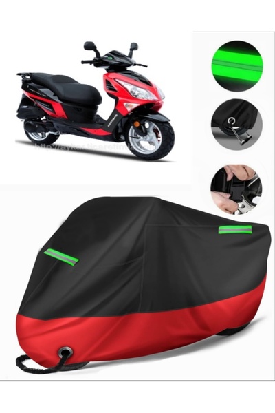 MotoEN غطاء دراجة نارية ممتاز متوافق مع Motoran Maxima 150 (متوافق مع القفل) ...