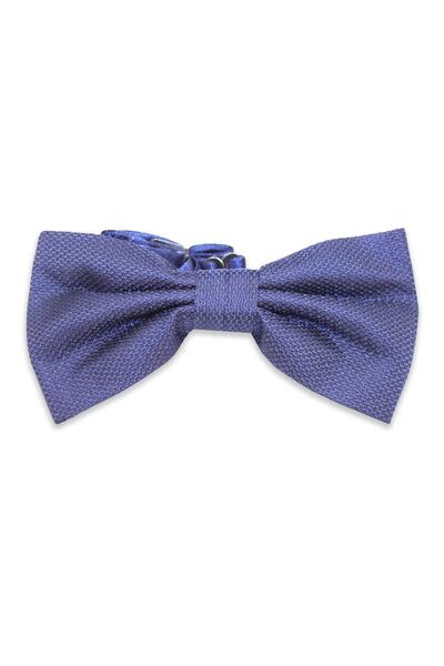 Fitmens Men's Bow Tie Dobby Patterned Pn02 - Saks Blue