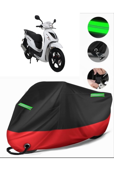 MotoEN غطاء دراجة نارية فاخر متوافق مع Mondial 150 Gomax (متوافق مع القفل) أس...