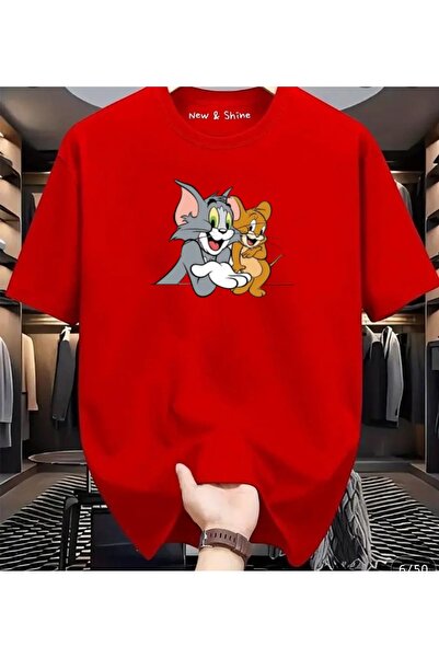New Shine 1 футболка в подарунок за 6 і більше покупок у кошику - Футболка з принтом Tom And Jerry