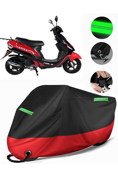 MotoEN Arora Ar 50-10 Toros Compatible Premium Motorcycle Tarpaulin (Lock Com...