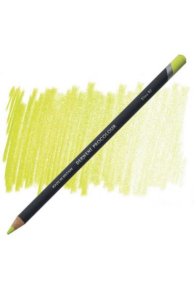 Derwent 01 Lime Procolour Dry Crayon