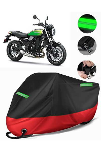 MotoEN غطاء دراجة نارية ممتاز متوافق مع Kawasaki Z 650 RS (متوافق مع القفل) أ...