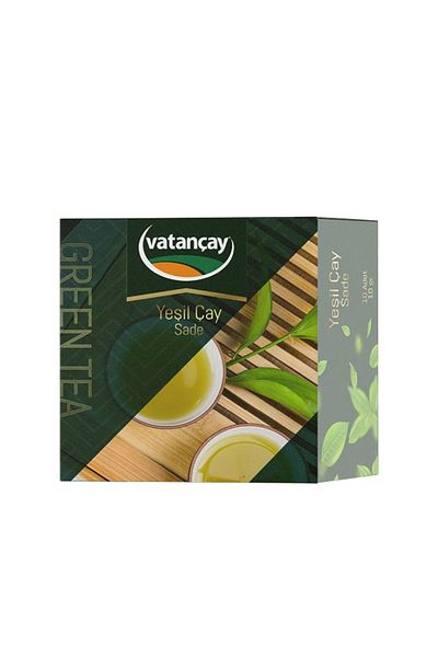 Vatan çay Green Tea Infuser Bag Tea 10X10Gr : 100 Gr