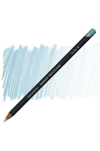 Derwent Procolour Dry Crayons - 38 Sky Blue