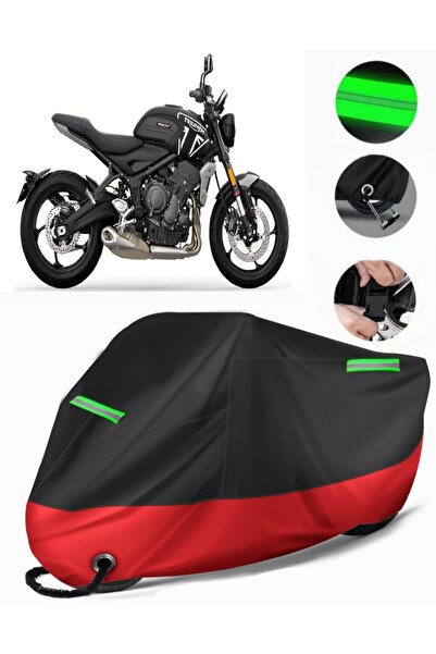 MotoEN Triumph Trident 660 Compatible Premium Motorcycle Tarpaulin (Lock Comp...