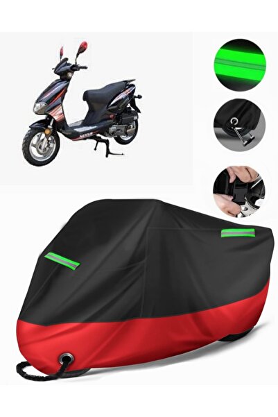 MotoEN غطاء دراجة نارية ممتاز متوافق مع Asia AS 125 T-15 (متوافق مع القفل) أس...