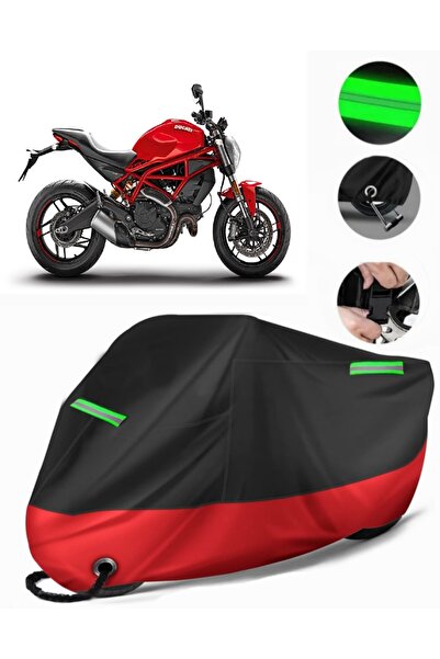 MotoEN غطاء دراجة نارية ممتاز متوافق مع Ducati Monster 797 Plus (متوافق مع ال...