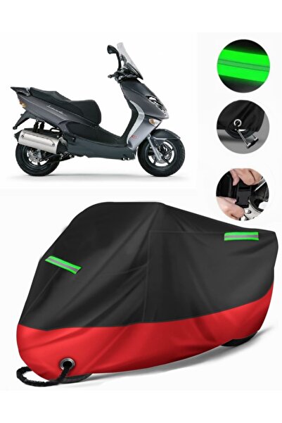 MotoEN Aprilia Leonardo 250 Compatible Premium Motorcycle Tarpaulin (Lock Com...