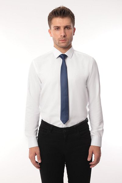 Fitmens Satin Shirt Cufflinks Set - Plain Tie Gift Box Fs- 003021   - Be