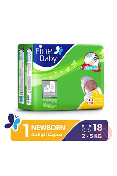 FINE BABY NO 1 TRAVEL NEW BORN 18PCS