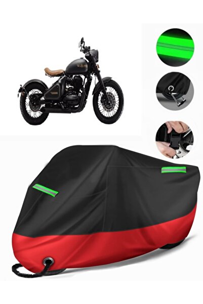 MotoEN Jawa Perak متوافق مع القماش المشمع للدراجات النارية (متوافق مع القفل) ...