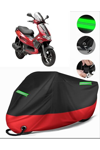 MotoEN Piaggio Runner 180 Compatible Premium Motorcycle Tarpaulin (Lock Compa...