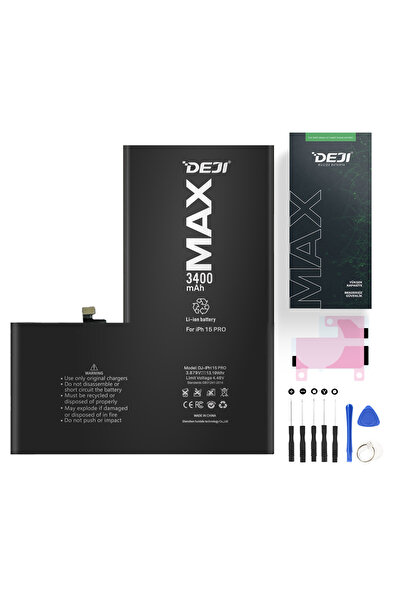 Deji iPhone 15 Pro Mucize Batarya Deji 3400mAh - Yüksek Kapasite