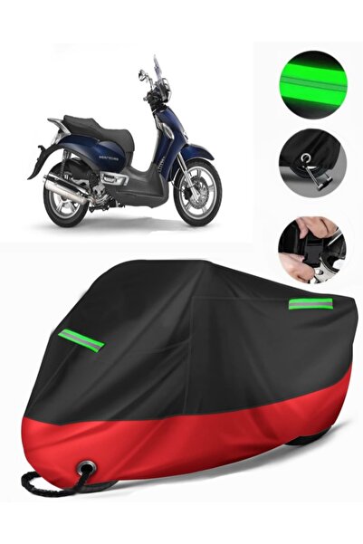 MotoEN Aprilia Scarabeo 500 Compatible Premium Motorcycle Tarpaulin (Lock Com...