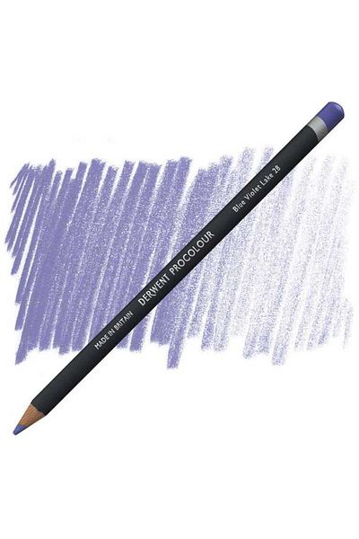 Derwent Procolour Dry Crayons, 28 Colours of the Vases Lacquer (Blue Violet Lacquer)