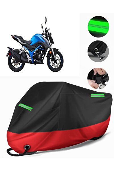 MotoEN Arora Ck250 Compatible Premium Motorcycle Tarpaulin (Lock Compatible) ...