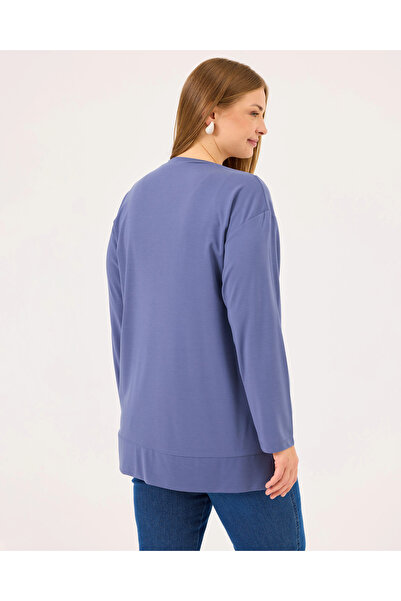 Gala-Xi Large Size Round Neck Basic Tunic