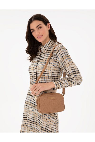 Pierre Cardin Camel Crossbody Bag 50305503 -Vr015