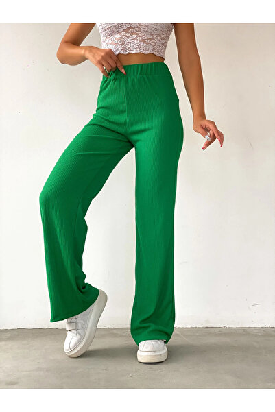 OKULCUBABA Γυναικεία άνετα καθημερινά παντελόνια Bürümcük