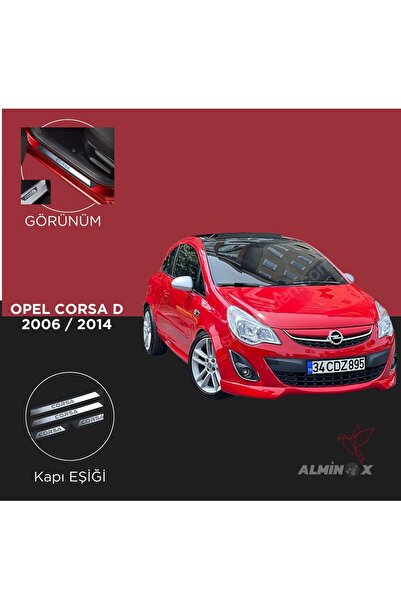 ALMİNOX OTO AKSESUAR Opel Corsa D Krom Kapı Eşiği 2006-2015