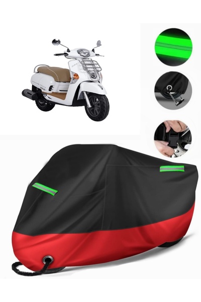 MotoEN Kymco Like 200i متوافق مع القماش المشمع للدراجات النارية (متوافق مع ال...