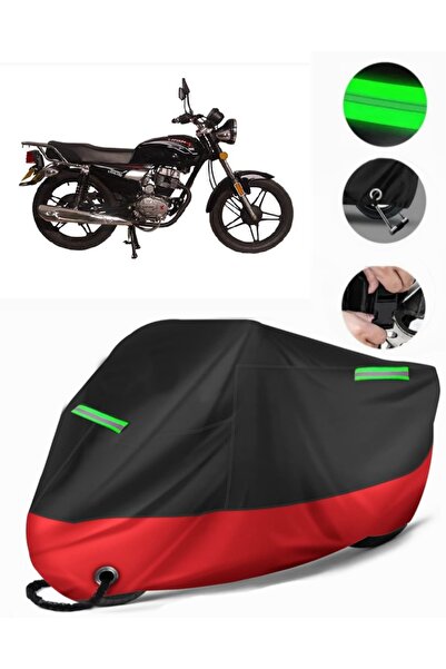 MotoEN Steel Motor Ck100-3 Sport Compatible Premium Motorcycle Tarpaulin (Loc...