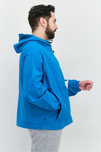 adidas Men Sportswear Fit Long Sleeve Outdoor Jacket, Teal Blue