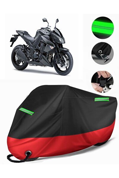 MotoEN غطاء دراجة نارية ممتاز متوافق مع Kawasaki Z 1000 (متوافق مع القفل) أسو...