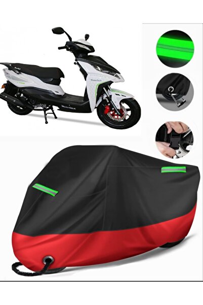 MotoEN Motolux Rossi Rs 50 Compatible Premium Motorcycle Tarpaulin (Lock Comp...