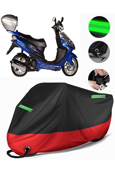 MotoEN Bianchi Mach-1 150 Compatible Premium Motorcycle Tarpaulin (Lock Compa...