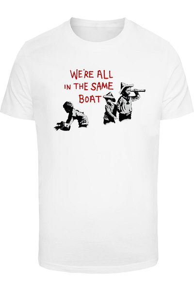 Merchcode Brandalised - In The Same Boat T-shirt