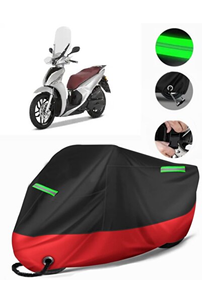 MotoEN Kymco People S 200 Compatible Premium Motorcycle Tarpaulin (Lock Compa...