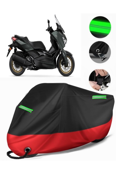 MotoEN Yamaha Xmax 300 Tech Max Compatible Premium Motorcycle Tarpaulin (Lock...