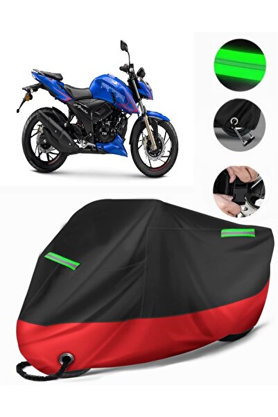 MotoEN Tvs Apache Rtr 200 Compatible Premium Motorcycle Tarpaulin (Lock Compa...
