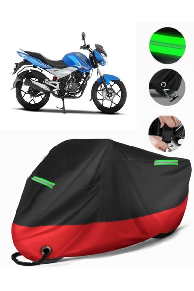 MotoEN Bajaj Discover 125 ST متوافق مع القماش المشمع للدراجات النارية (متوافق...