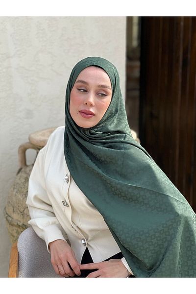 Modakaşmir Silky Jacquard Series Linn Pattern Shawl