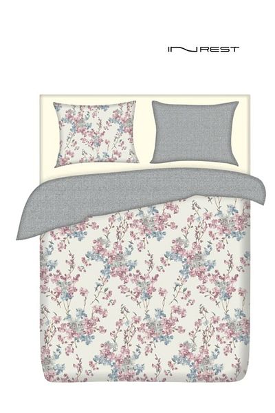 INREST طقم غطاء لحاف فردي من Ocean (بدون حشو) قطن 100% مقاس فردي 160×230 سم - قطعتين