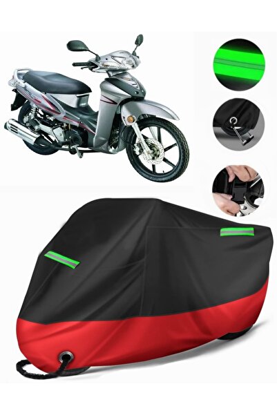 MotoEN Kymco Straight 150 Compatible Premium Motorcycle Tarpaulin (Lock Compa...
