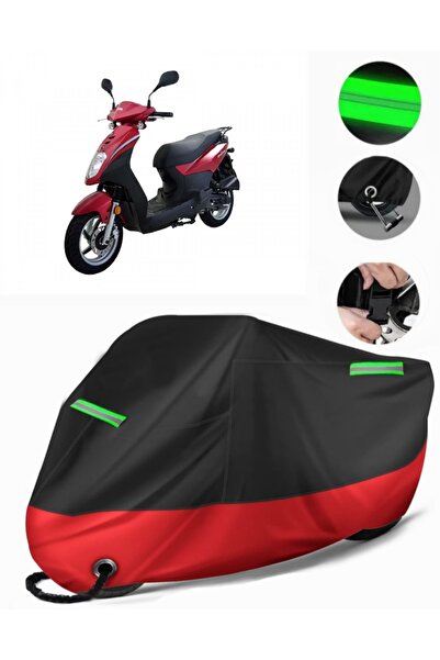 MotoEN Sym Symply 50 Compatible Premium Motorcycle Tarpaulin (Lock Compatible...