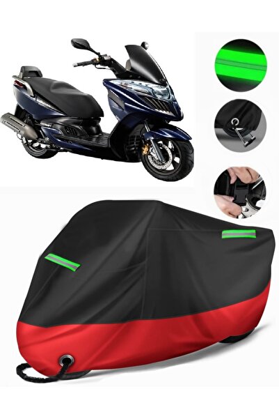 MotoEN Kymco Dink 200I Compatible Premium Motorcycle Tarpaulin (Lock Compatib...