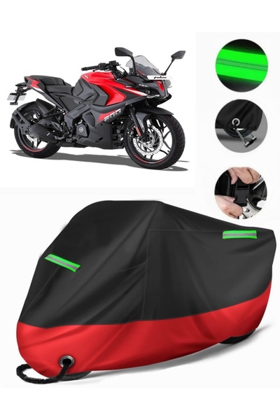 MotoEN Bajaj Pulsar NS 200 ABS متوافق مع القماش المشمع للدراجات النارية (متوا...