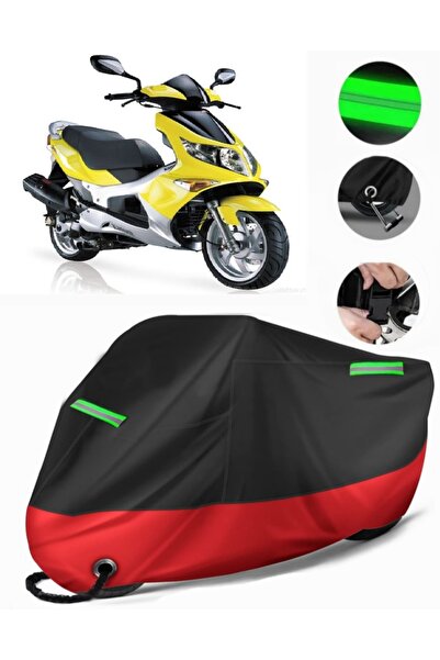 MotoEN Kanuni Bobcat 150 Compatible Premium Motorcycle Tarpaulin (Lock Compat...