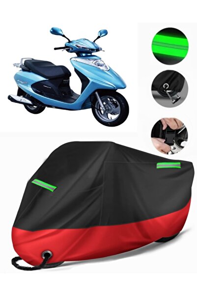MotoEN غطاء دراجة نارية ممتاز متوافق مع Honda Spacy 125 (متوافق مع القفل) أسو...