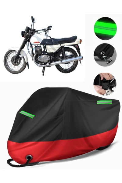 MotoEN Jawa 350 Twin Sport Compatible Premium Motorcycle Tarpaulin (Lock Comp...